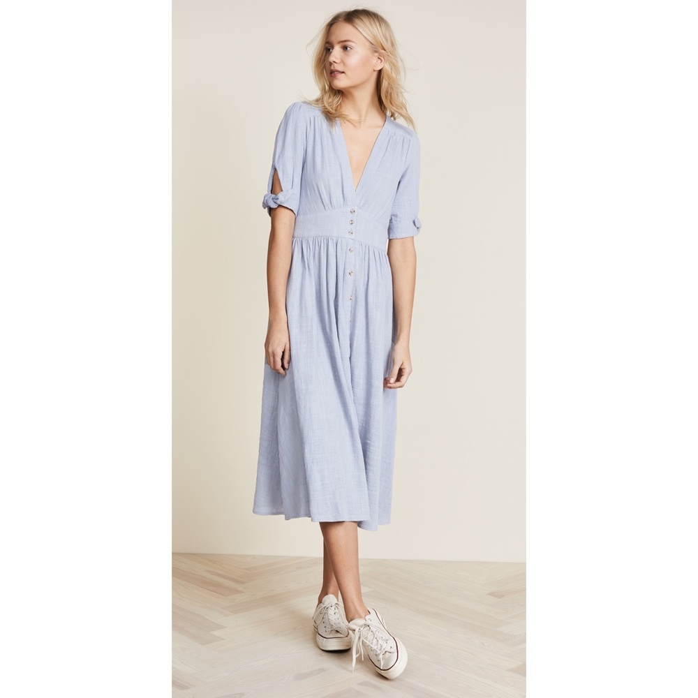 NWT Free People Love Of My Life Midi Dress Small - Picture 3 of 11